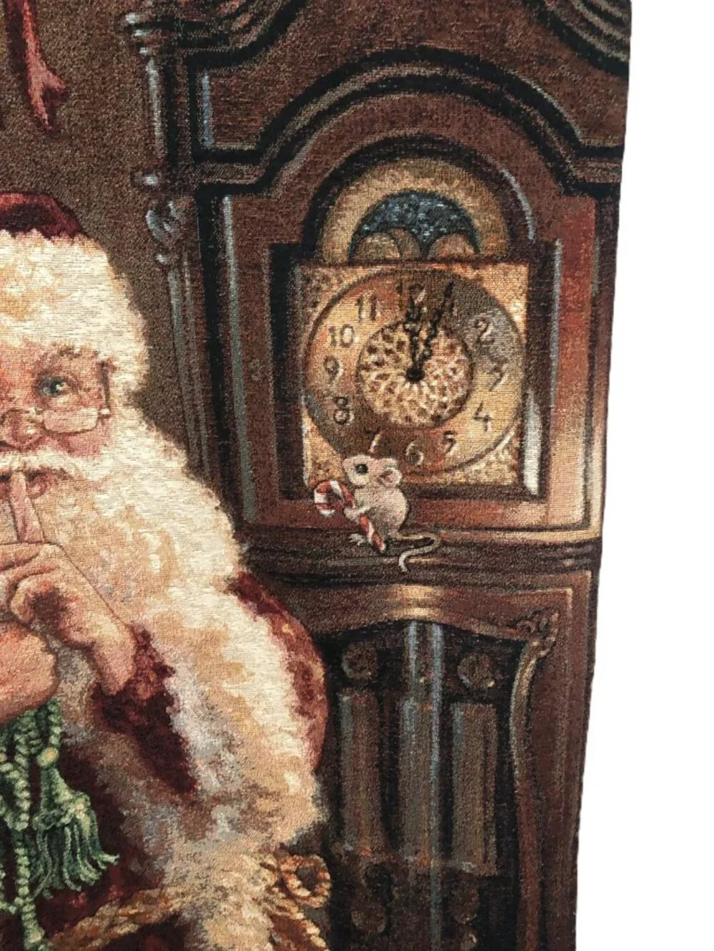 Santa Claus Christmas Tapestry Wall Hanging by Dona Gelsinger Made in the USA